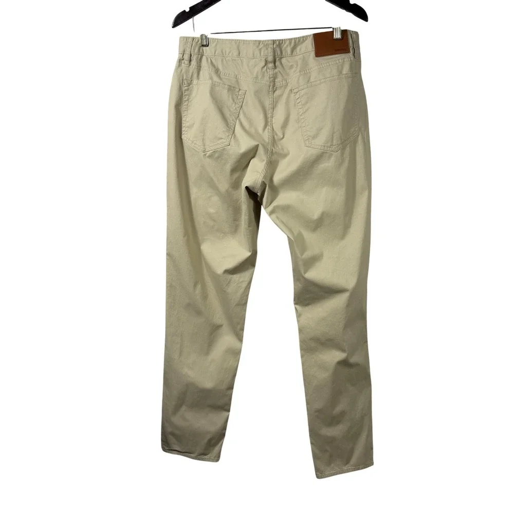 Bonobos Athletic Mens Khaki Tan Chino Pants Straight Leg‎ Cotton Stretch 34x34